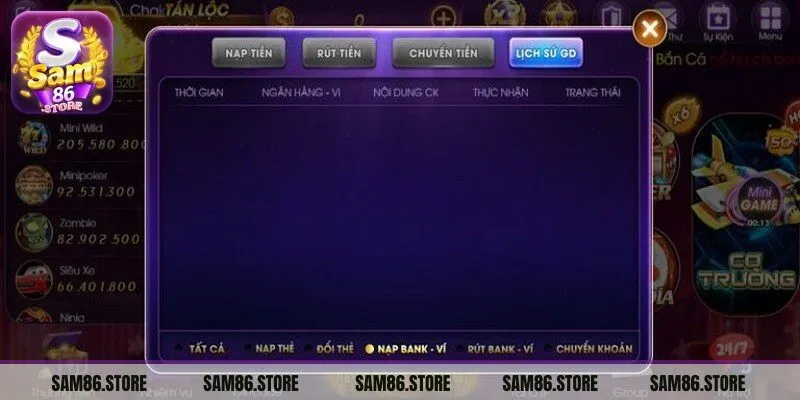 Theo dõi lịch sử giao dịch chắc chắc chắn rút thưởng về túi thành công